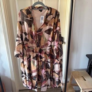 Torrid Multicolor Abstract Dress